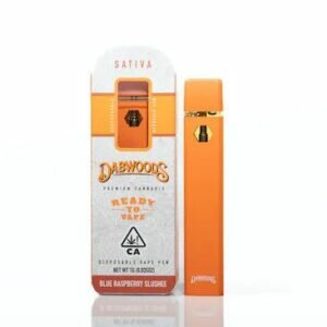 Dabwoods Disposable Full Gram Vape - Blue Raspberry Slushee Dabwoods Disposable Full Gram Vape - Blue Raspberry Slushee